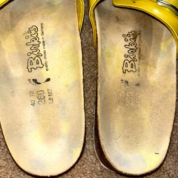 Birkenstock Birki's Catalina Yellow slide 9 40 - Picture 4 of 5